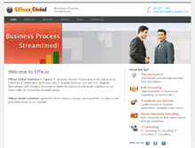 Tablet Screenshot of efficaxglobal.com